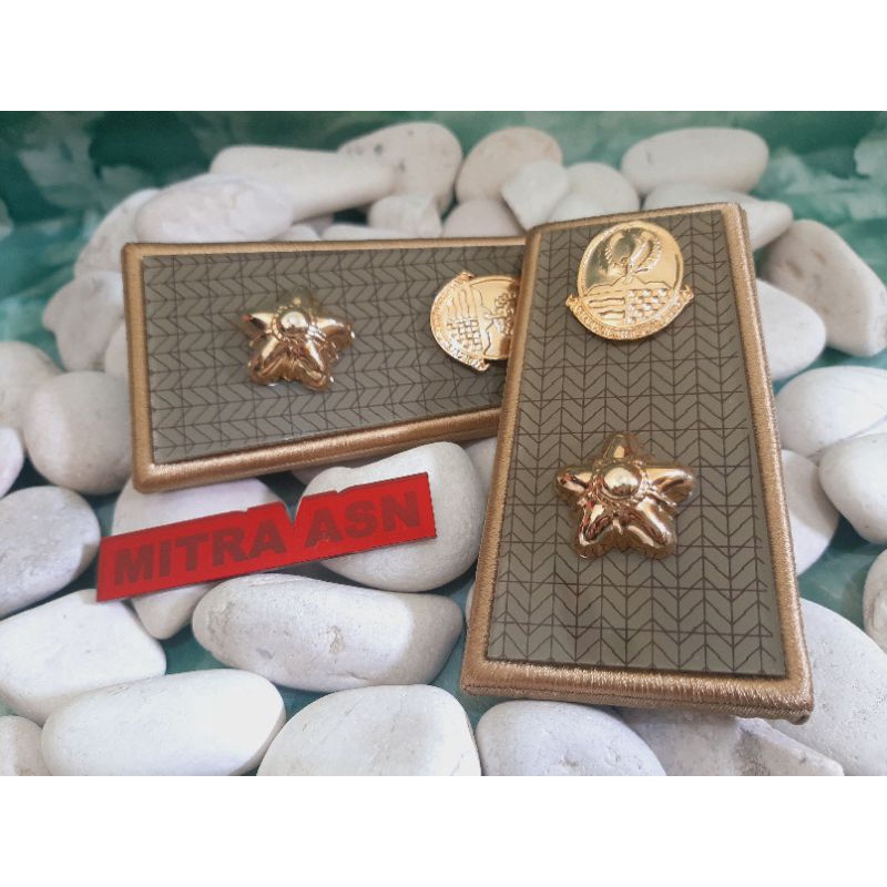 Pangkat PDH ASN Jabar 3D Kain Akrilik