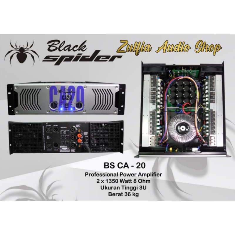 POWER CA 20 BLACK SPIDER CA 20  ORIGINAL