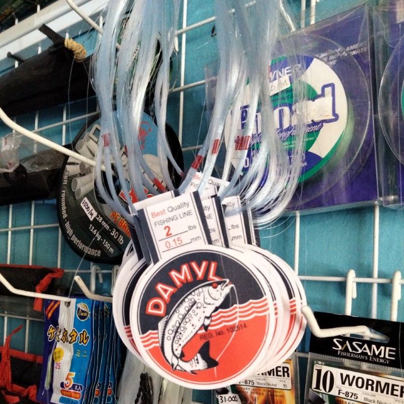 SENAR DAMVL /DAMEL/DAMYL 2 LBS UKURAN 0.15 HARGA 1 PCS BUKAN 10 PCS