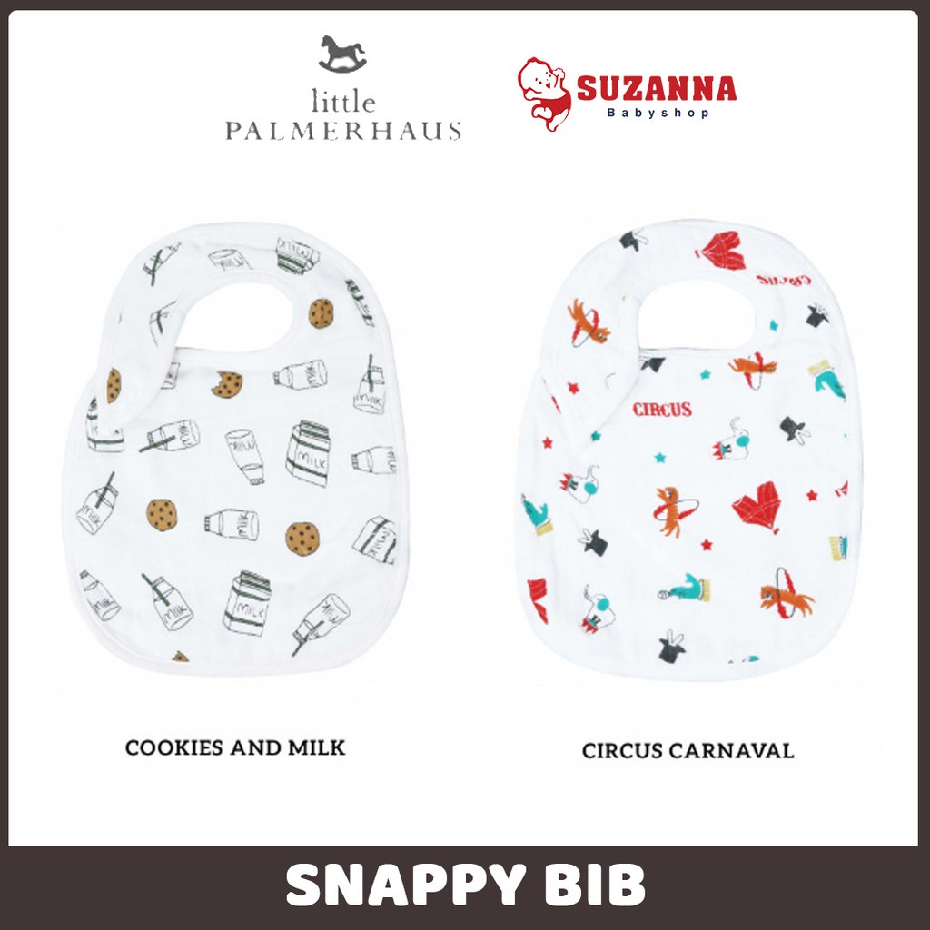 Little Palmerhaus Snappy Bib // Celemek Bayi