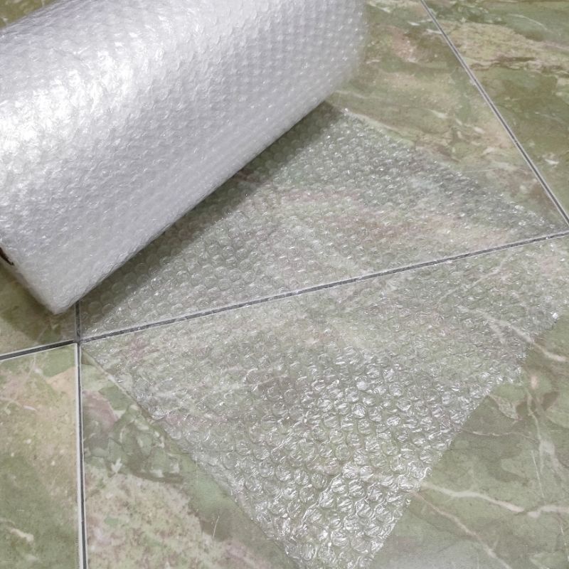 bubble wrap bening dan hitam 1 meter bubblewrap bening transparan hitam