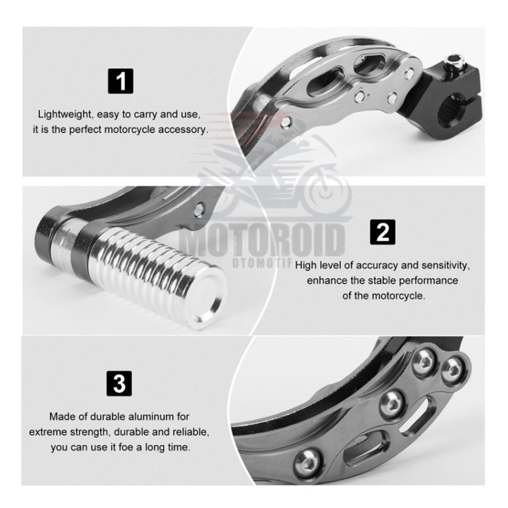 FASTBIKES ENGKOLAN FULL CNC KICK STARTER H Y UNIVERSAL