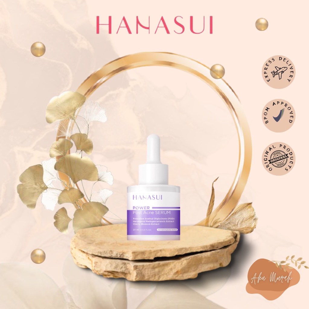 ✨ AKU MURAH ✨ Hanasui Power Post Acne Serum 20 Ml ORIGINAL (BOTOL UNGU)