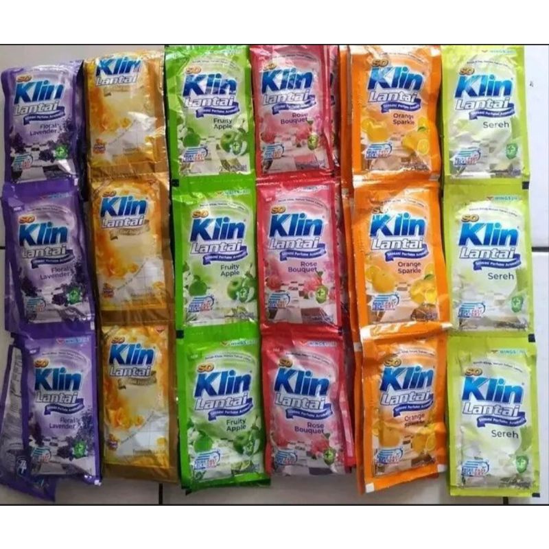 So Klin Lantai 25 ml rencengan So Klin Pembersih lantai murah all varian