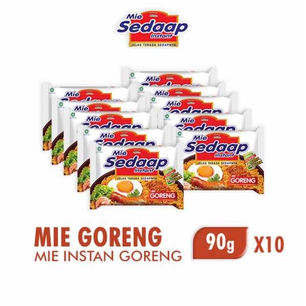 

Mie Insant Sedaap Goreng 90 Gram isi 10 pcs