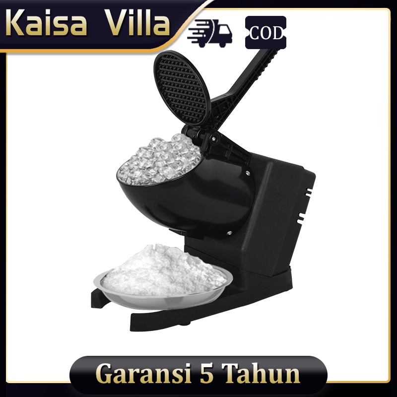 KaisaVilla Alat Penghancur Es ABS Mesin Serut Es Mesin Giling Es Ice Crusher Machine