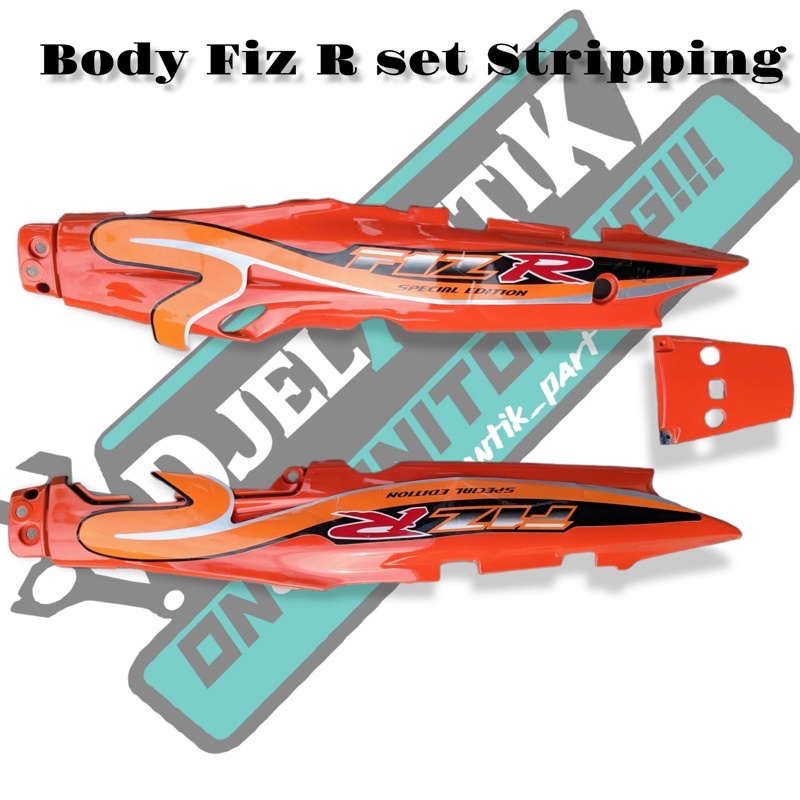 BODY BELAKANG FIZ R VEGA LAMA OREN SET STRIPING