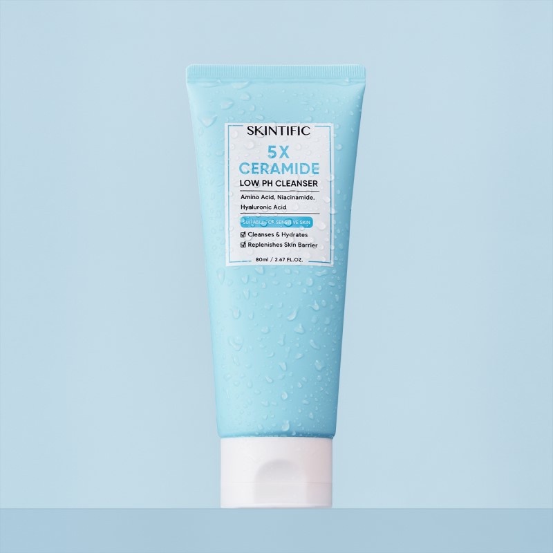 ✨ AKU MURAH ✨ Skintific 5X Ceramide Low pH facial Cleanser Travel Size 15ml
