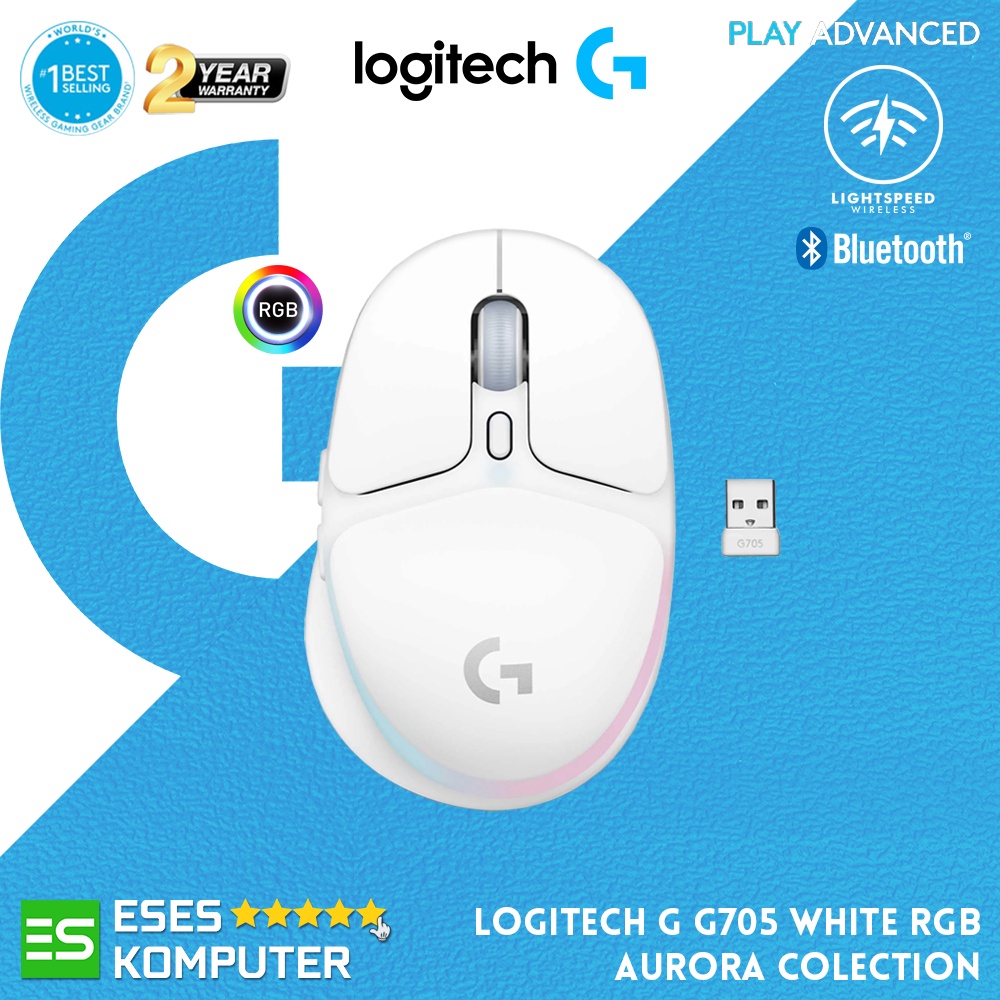 Mouse Logitech G705 Wireless RGB | Aurora Colection | Gaming Mouse
