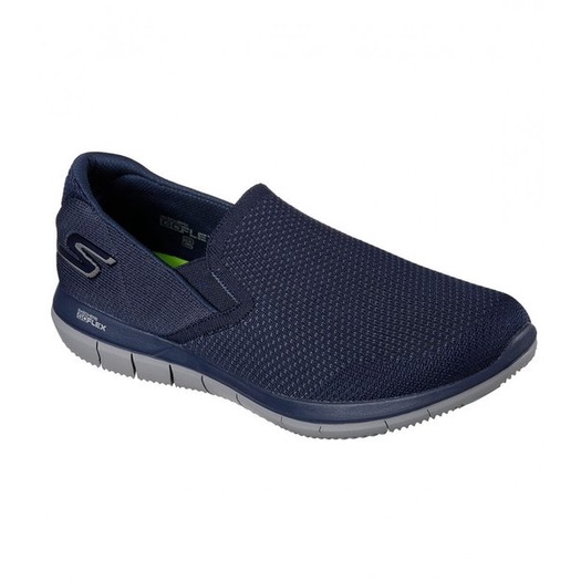 SEPATU SKECHERS GOFLEX MANUEVER / SKECHERS PRIA / SLIP ON PRIA / NAVY