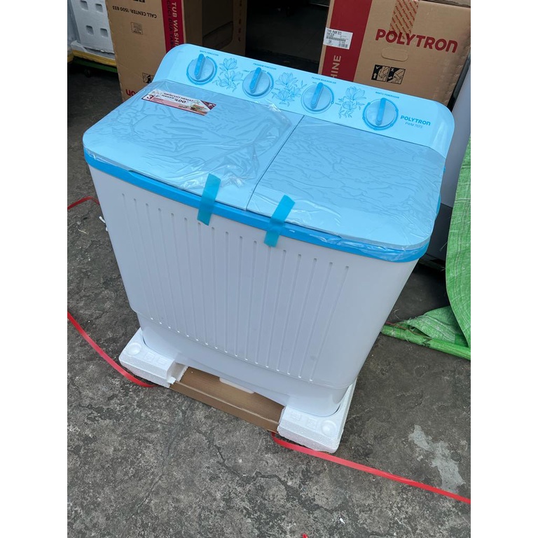 POLYTRON MESIN CUCI LOW WATT 2 TABUNG PWM-7073 7 KILO