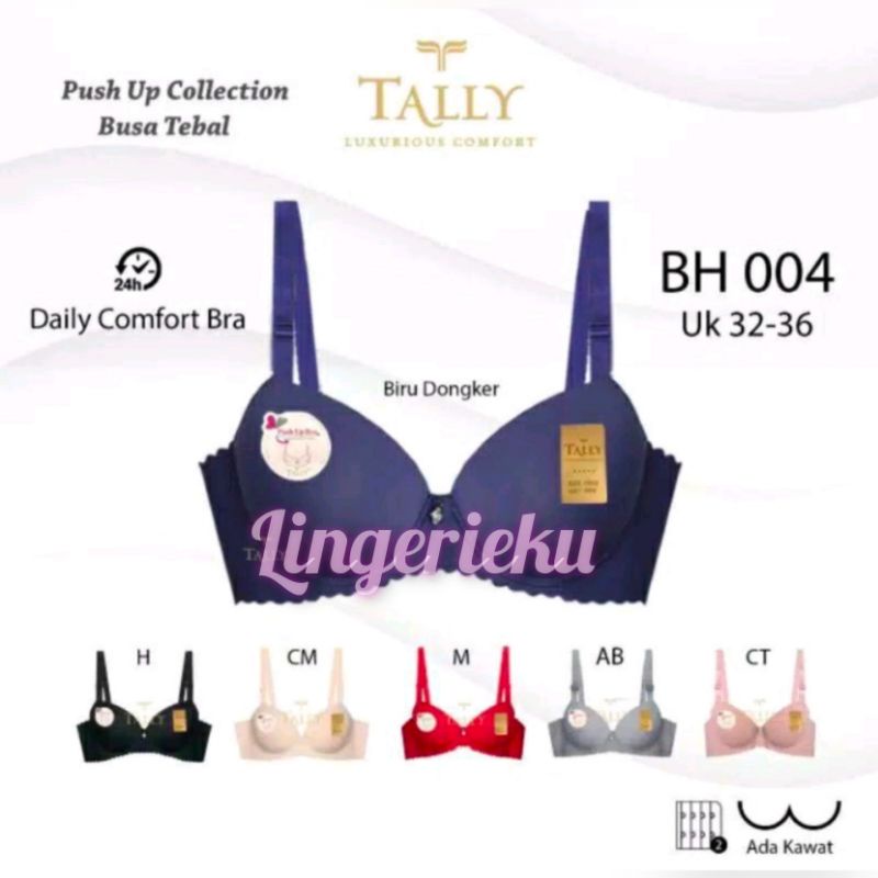 Tally 004 BH Bra Wanita Push Up Busa Tebal Dijamin Murah