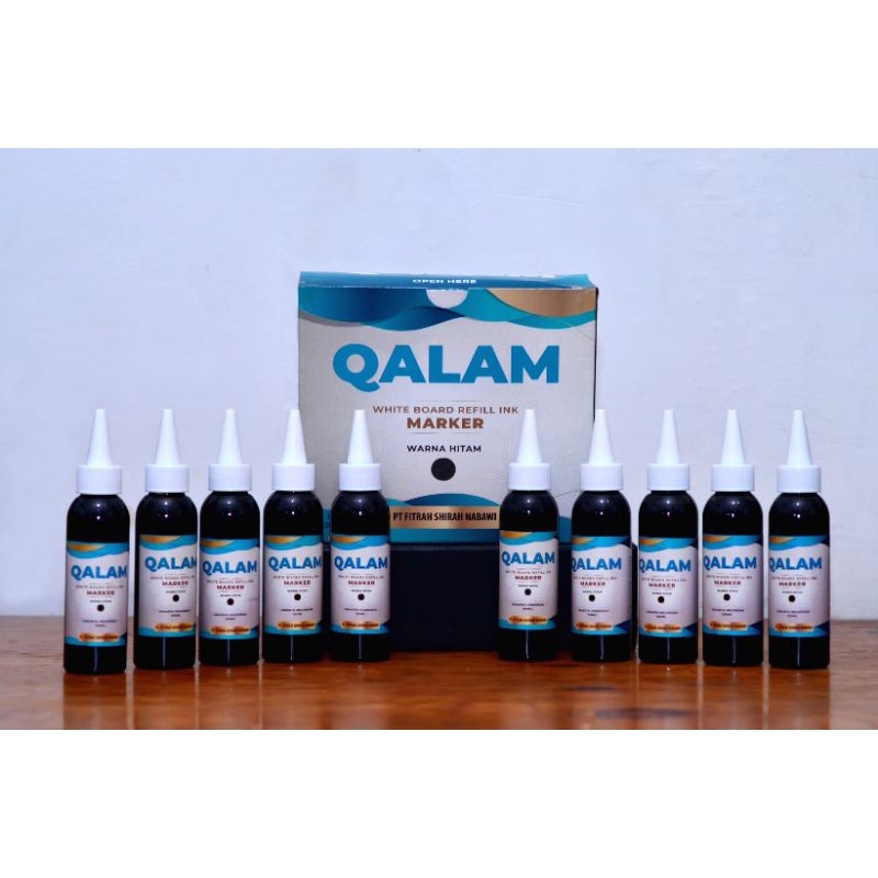 

Tinta spidol whiteboard Qalam refill spidol isi ulang tinta 1 pack isi 10