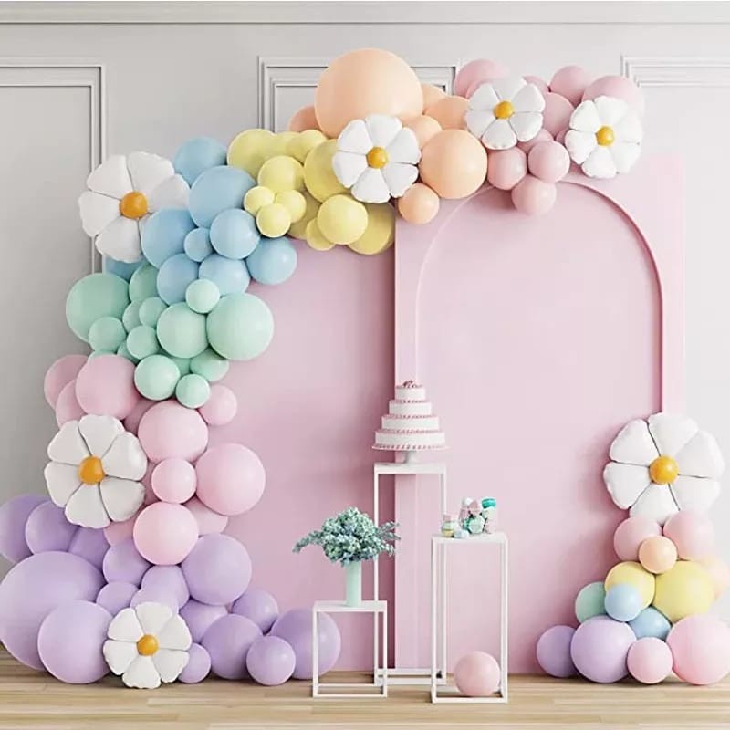 Jual Set Balon Latex Ulang Tahun Party Dekorasi Pastel Flower Balon