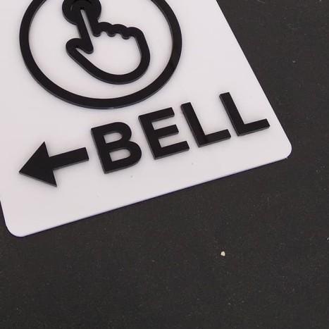 

Sign Board Bell Akrilik Timbul | Sign Acrylic | Acrylic Sign Bell