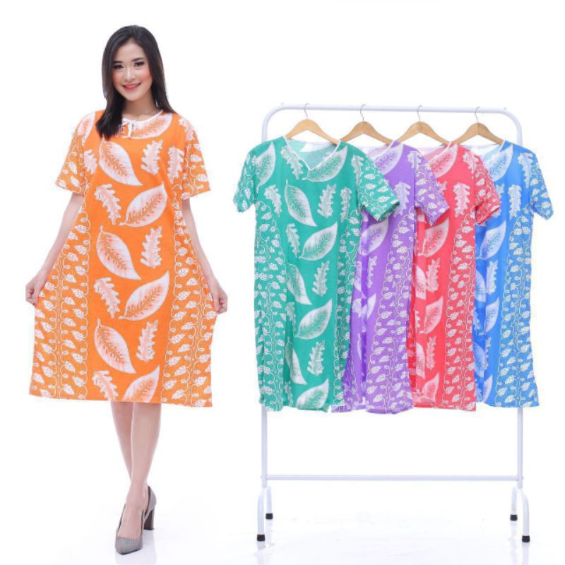 Grosir Daster Kaos Collagen Sizuka Baju Tidur Kaos Batik Pekalongan