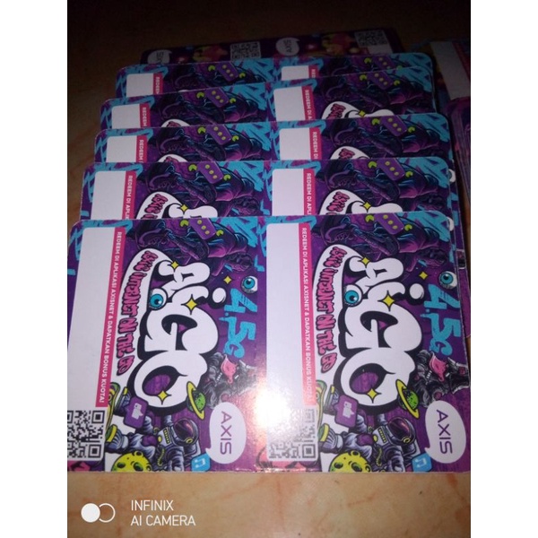 AXIS KOSONG ISI 50 SN / VOUCHER AXIS BAHAN INJEK