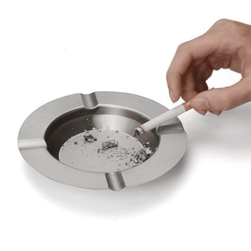 asbak 12 cm mini asbak stainless Grosir