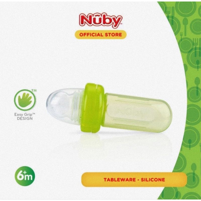 Nuby Mini Squeeze Feeder With Case - Alat Makan Bayi