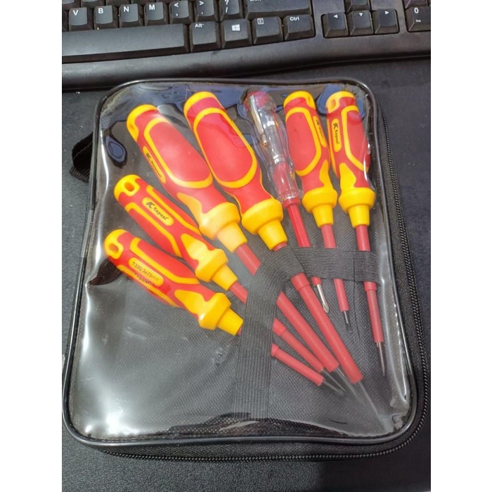 Taspen Kapusi Obeng Tespen - Tespen Listrik Set