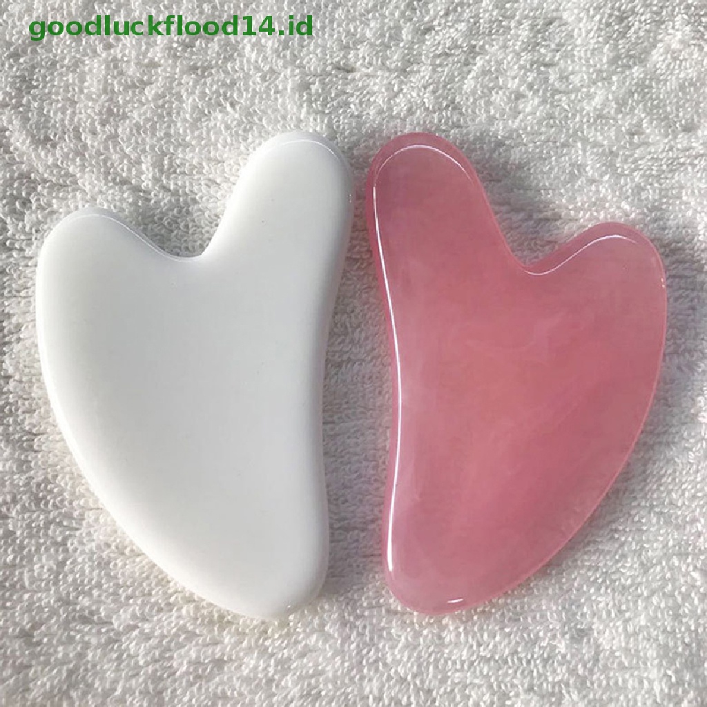 (GOOGFOUR) Alat Pijat gua sha Untuk Wajah / Tubuh