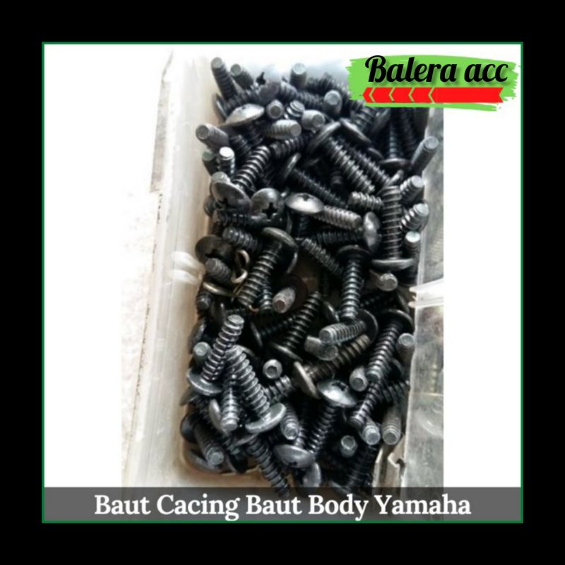 Baut Cacing Baut Body, Untuk Yamaha Mio Xride Xride Fino Jupiter Vega Dll