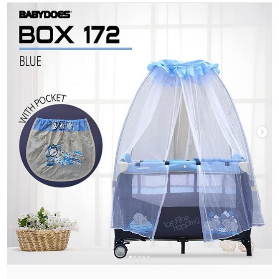 Makassar Baby Fair! Box Bayi Baby Does CH-171 172 Pakai Kelambu | Bisa Ayun | Bisa 2 Posisi Ketinggian