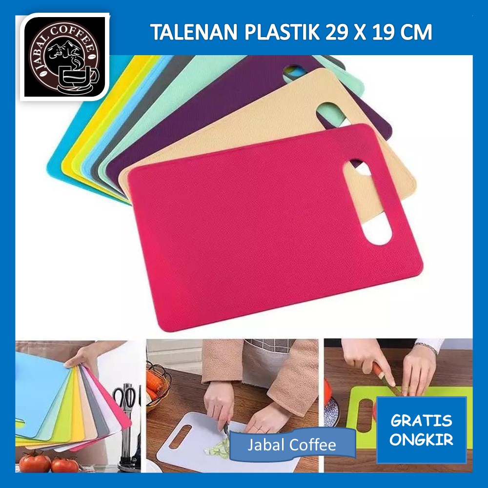 Talenan Dapur Tipis / Talenan Plastik 29 x 19 Cm Tebal 1,5 Mili / Cutting Board