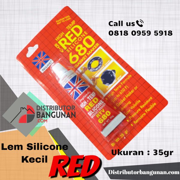 

Lem Red Silicone Kecil 35 gr GENERAL