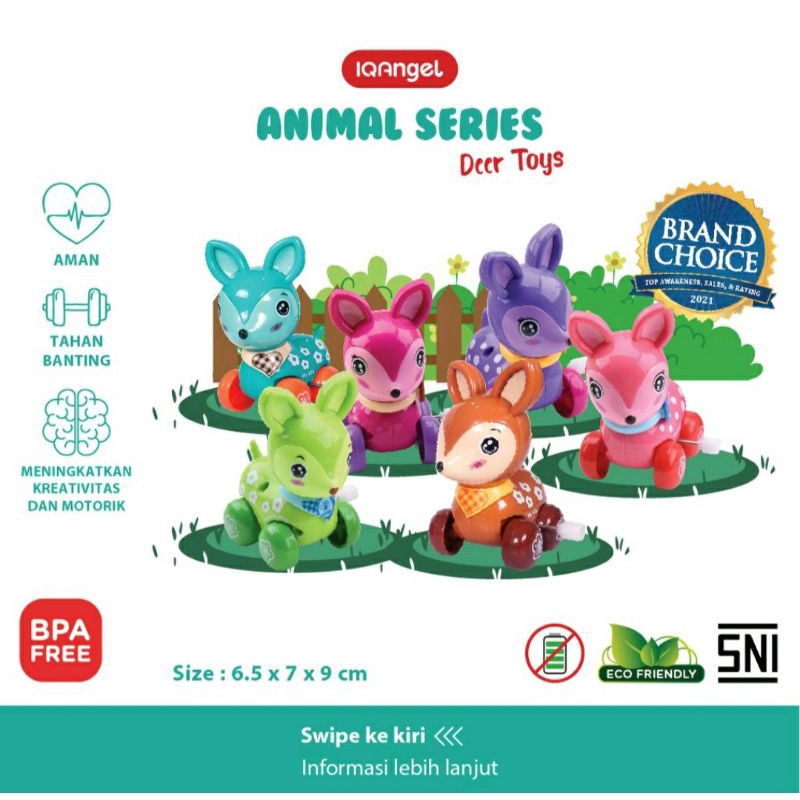 IQ Angel Rusa Deer Toys Mainan Edukasi Anak