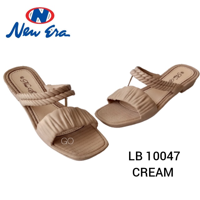 sogo NEW ERA LB 10047 Sandal Wanita Kerut Tali Belakang Sandal Slop Wanita Karet Sandal Wanita Casual Best Seller