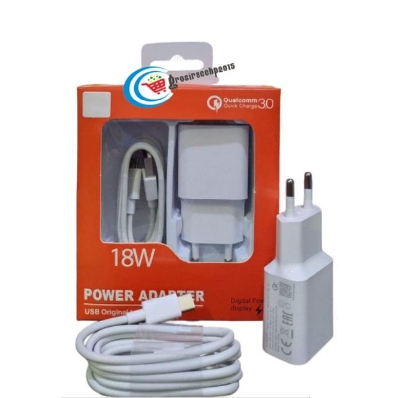 CHARGER MDY-08-EI FAST CHARGING 18W 2A KABEL TYPE C 100CM