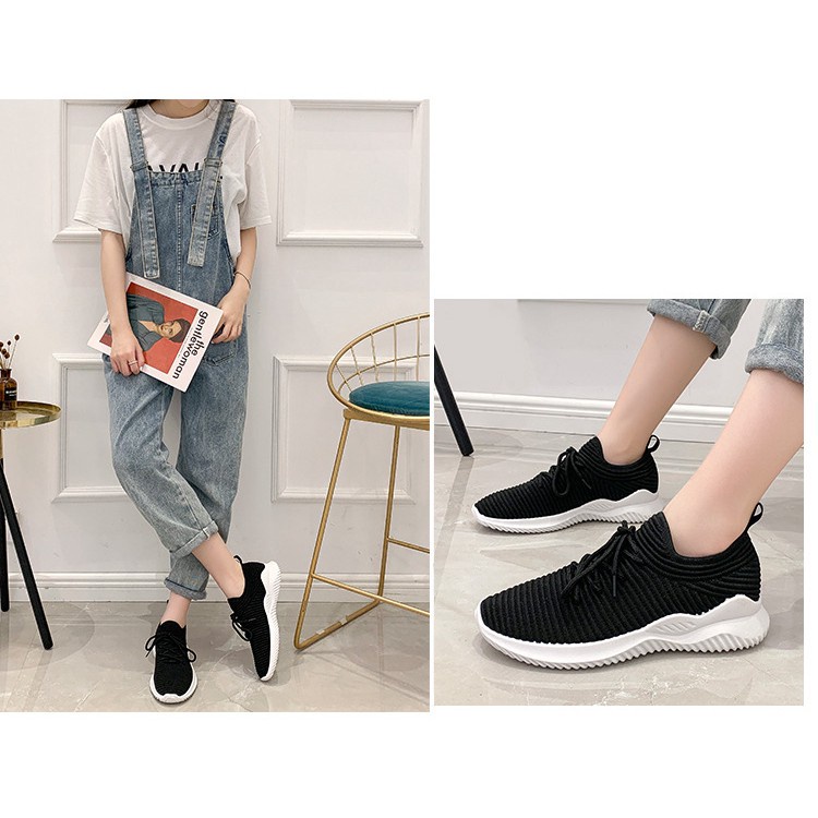 MARKAS SHS031 Sepatu Sneakers Wanita Kasual Bertali Ulzzang Korea Style Woman Casual Fashion Shoes