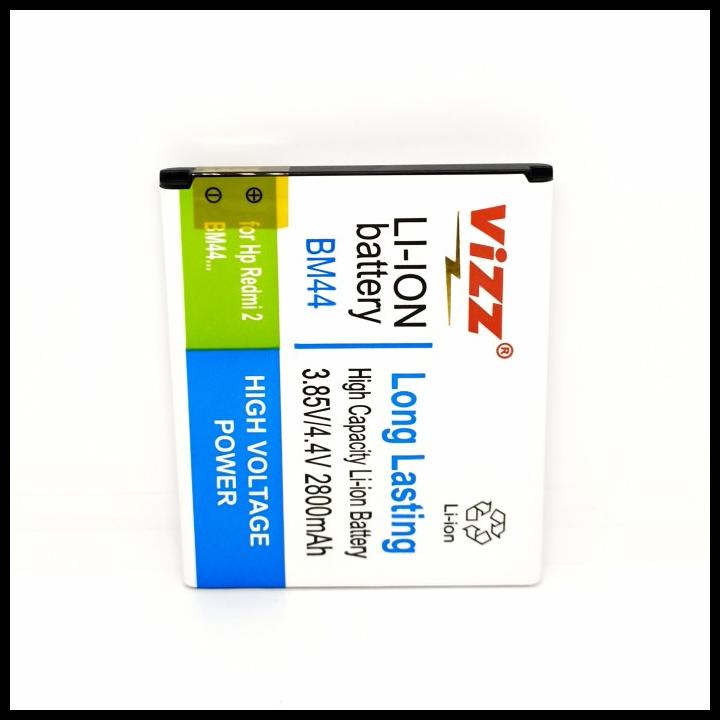 Baterai Batre Vizz Xiaomi Redmi 2 2S / Redmi 2 Prime Bm44 Original