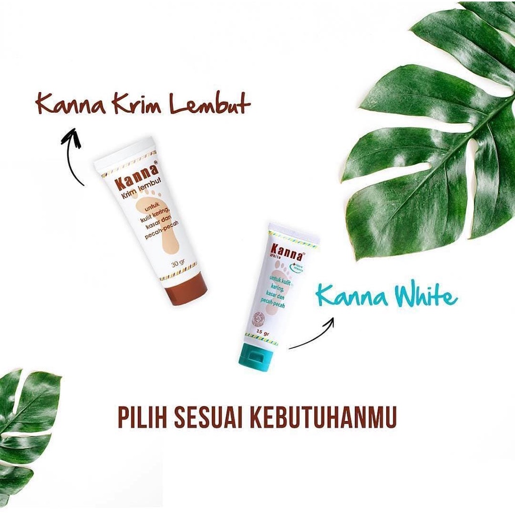 Kanna Soft Cream ✔️BPOM Kulit Kering Kulit Kasar Pecah-pecah Kanna Whitening