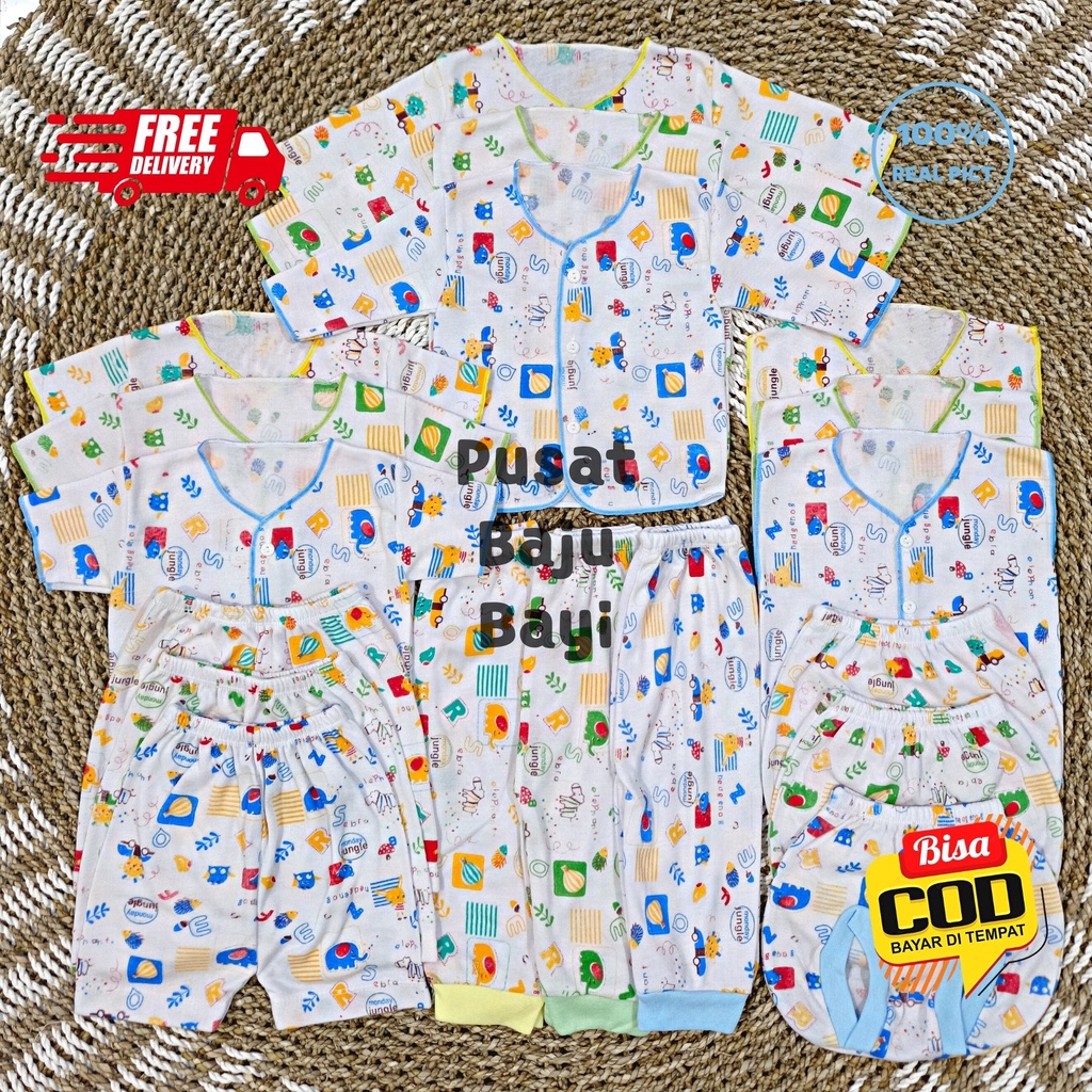 Paket Hemat Baju Bayi MOTIF 18 pcs SNI BOLO - BOLO