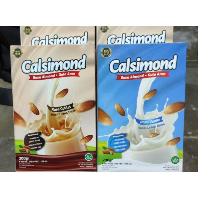 CALSIMOND Susu Almond plus Gula Aren/ Asi Booster