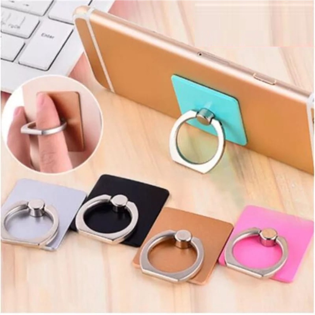 Ring Stand Holder HP Universal Persegi Polos