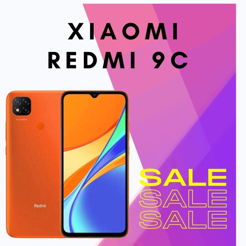 XIAOMI REDMI 9c 4/64 GARANSI RESMI XIAOMI