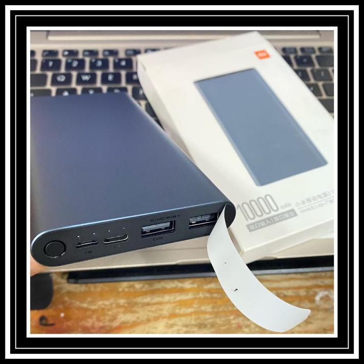 Powerbank Xiaomi Original Mi Pro 3 10000Mah 18W Power Bank Fast Charge