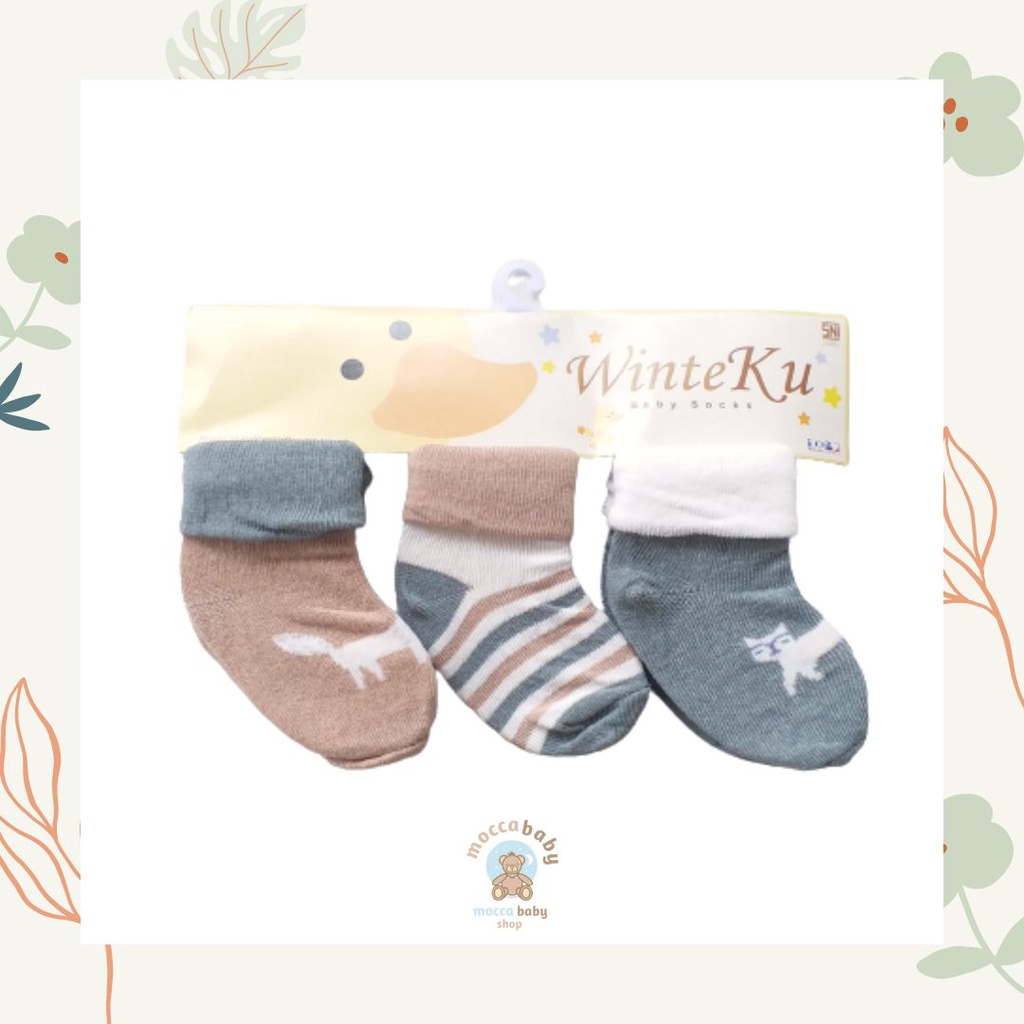 MBSS BISA PILIH MOTIF!!! WINTEKU Kaos Kaki Anak Bayi Non-slip Kaus Kaki Katun / Baby Socks P7