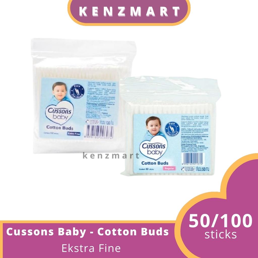 CUSSONS BABY COTTON BUDS / EXTRA FINE 50'S DAN 100's / PEMBERSIH KOREK KUPING BAYI CUSSONS