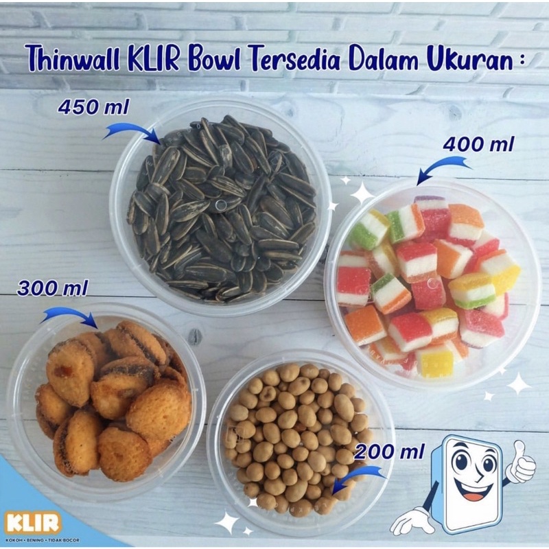 ISI 25PC THINWALL BULAT 200ML 300ML 400ML 500ML THINWALL ROUND 300ML 450ML + TUTUP CUP FOOD CONTAINER MANGKOK BULAT KOTAK MAKANAN PLASTIK MANGKUK BASO ROUND DESSERT CUP SALAD BUAH MANGKOK BOWL MANGKUK CUP BOWL PLASTIK CUP PUDING PUDDING