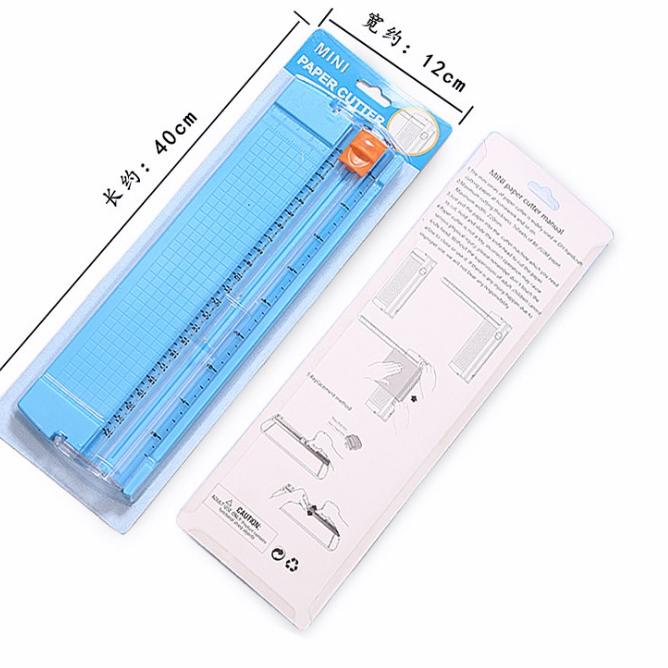 

Murah nampol--Pemotong kertas mini/Pemotong kertas/EITHER.ID Paper Trimmer Cutter A4 F4 A5/Alat Pemotong Kertas Portable Journaling Scrapbook Aesthetic