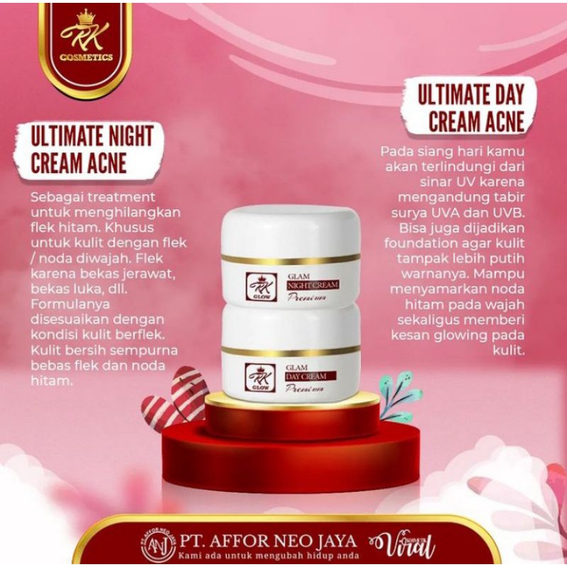 CREAM ECER RK GLOW PREMIUM SIANG MALAM