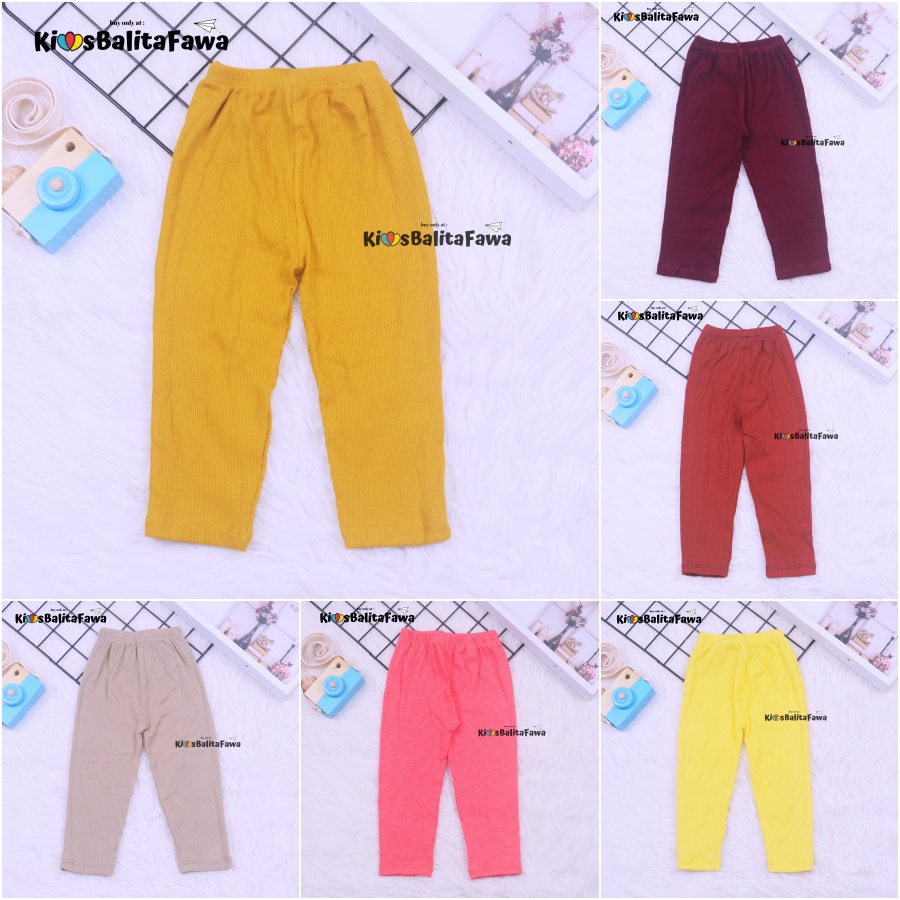 Legging Import Sheila uk 4-5 Tahun / Cotton Celana Ketat Polos Good Quality Leging Panjang Anak Perempuan