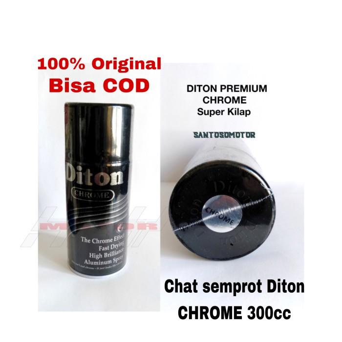 Pilok cat semprot Diton chrome anti panas 300cc 100% Ori bukan abal