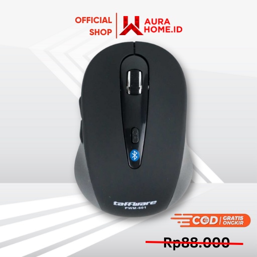 Mouse Bluetooth 3.0 2.4 GHz 1600 DPI / Mouse Wireless Cas Pro Gaming Tanpa Dongle / Mouse Gaming Blu