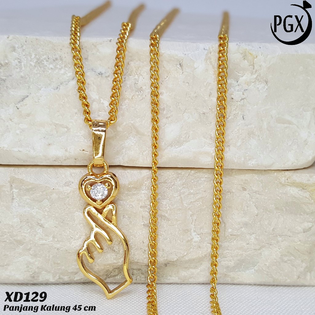 PGX Kalung Wanita Xuping Perhiasan Lapis Emas Aksesoris Fashion Premium - XD129