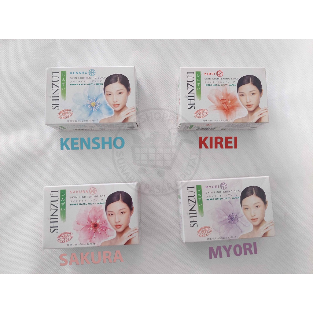 Shinzui Skin Lightening Bar Soap 80gr  All Varian